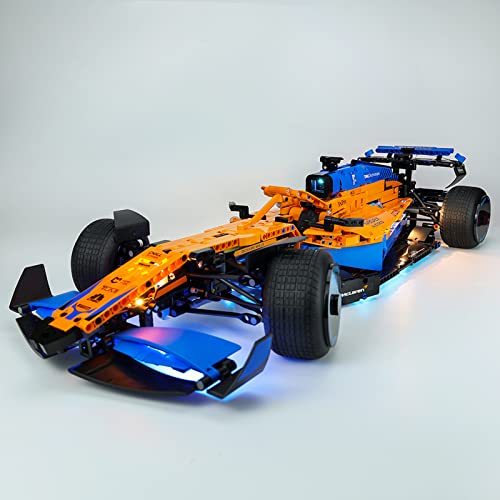 Für Lego 42141 Technic McLaren Formel 1 Rennwagen Beleuchtung LED Licht Set, Kompatibel mit Lego 42141(Nicht Enthalten Modell)