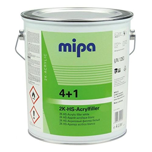 MIPA 4+1 Acrylfiller HS, hellgrau, 4Ltr.
