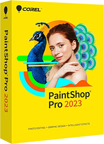 Corel PaintShop Pro 2023 | Photo Editing & Graphic Design Software | AI Powered Features | Standard | 1 Gerät | 1 Benutzer | PC | Code [Kurier]
