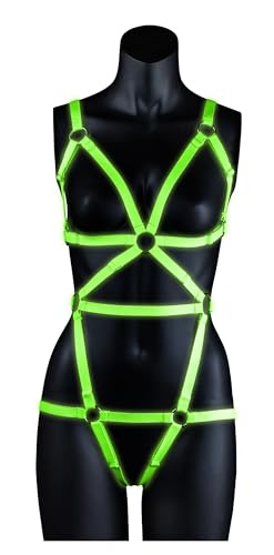 Ouch! Bondage-Set_OU734 Bondage-Set Neon Green/Black S/M