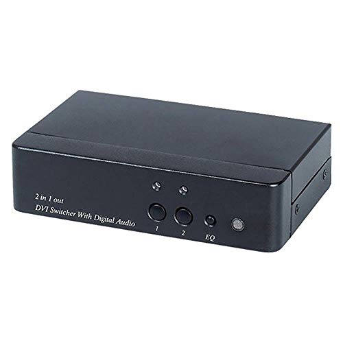 BeMatik - DVI und digitale Audio-Schalter 2 Ports DS02D