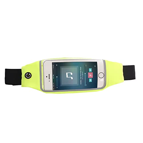 Unisex Outdoor Sport Touchscreen Bauchtasche Wasserabweisend Verstellbar Leicht Handy Workout Tasche, grün, Einheitsgröße