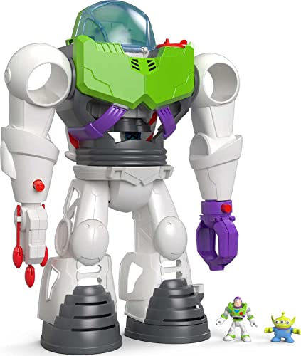 Fisher-Price GBG65 - Imaginext Disney Pixar Toy Story 4 Buzz Lightyear 3 in 1 Roboter, Spielzeug ab 3 Jahre