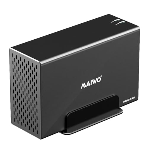 QTAZMJPB K35272C Array Box Typ-C 10 Gbit/s unterstützt zwei 2,5-3,5-Zoll-SATA-USB3.1-zu-2-Sata-SSD-Gehäuse (Color : US PLUG)