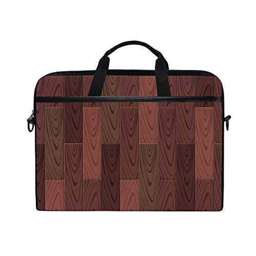 LUNLUMO Holzboden-Textur 38,1 cm (15 Zoll) Laptop- und Tablet-Tasche, strapazierfähige Tablet-Hülle für Business/Uni/Damen/Herren