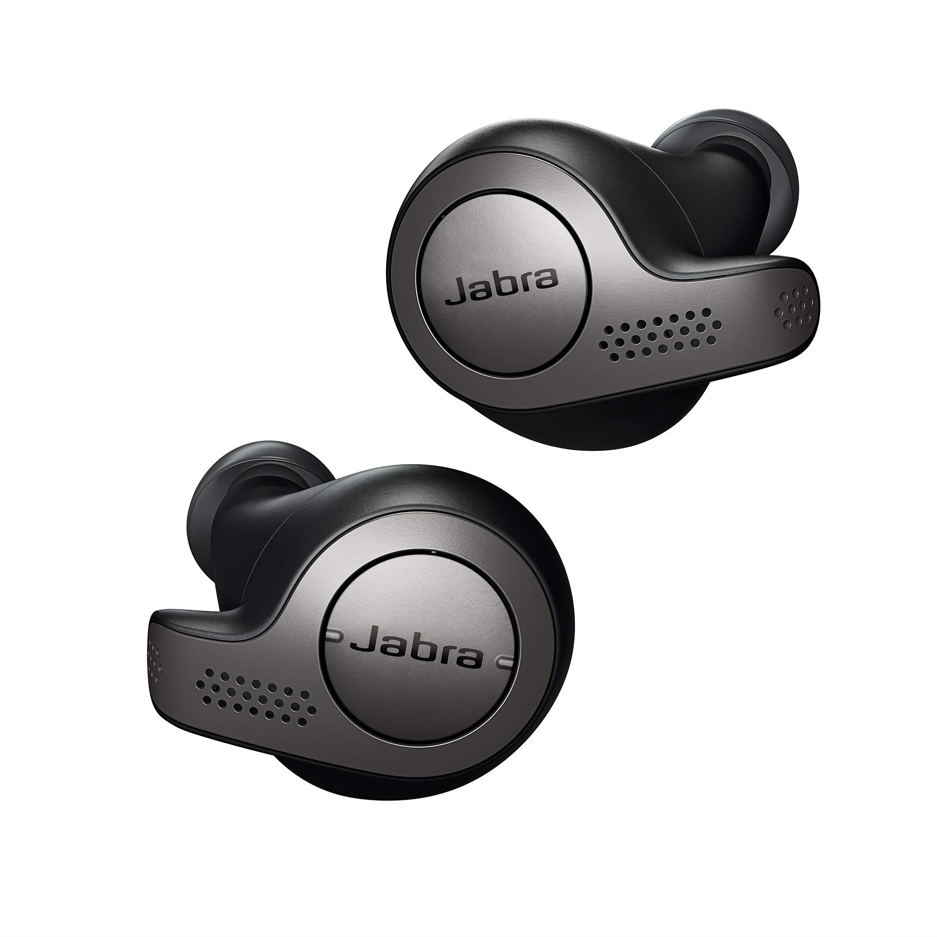 Jabra Elite 65t – True Wireless In-ear Kopfhörer mit Passive Noise Cancellation – Mit 4 Mikrofon-Technologie –Titan Schwarz