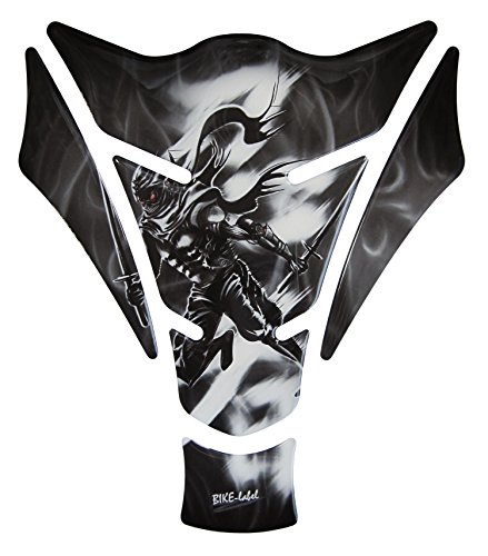 BIKE-label Tankpad Ninja Samurai Tankschutz für Motorrad 3D Lackschutz Aufkleber 501500VA
