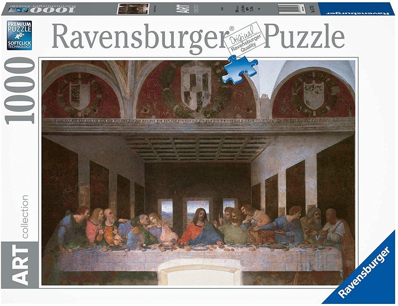 Ravensburger 15776 - Da Vinci: Das letzte Abendmahl, 1000 Teile Puzzle
