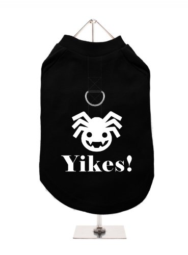 "Halloween: Spider Yikes." UrbanPup Hunde/T-Shirt (schwarz/weiß)