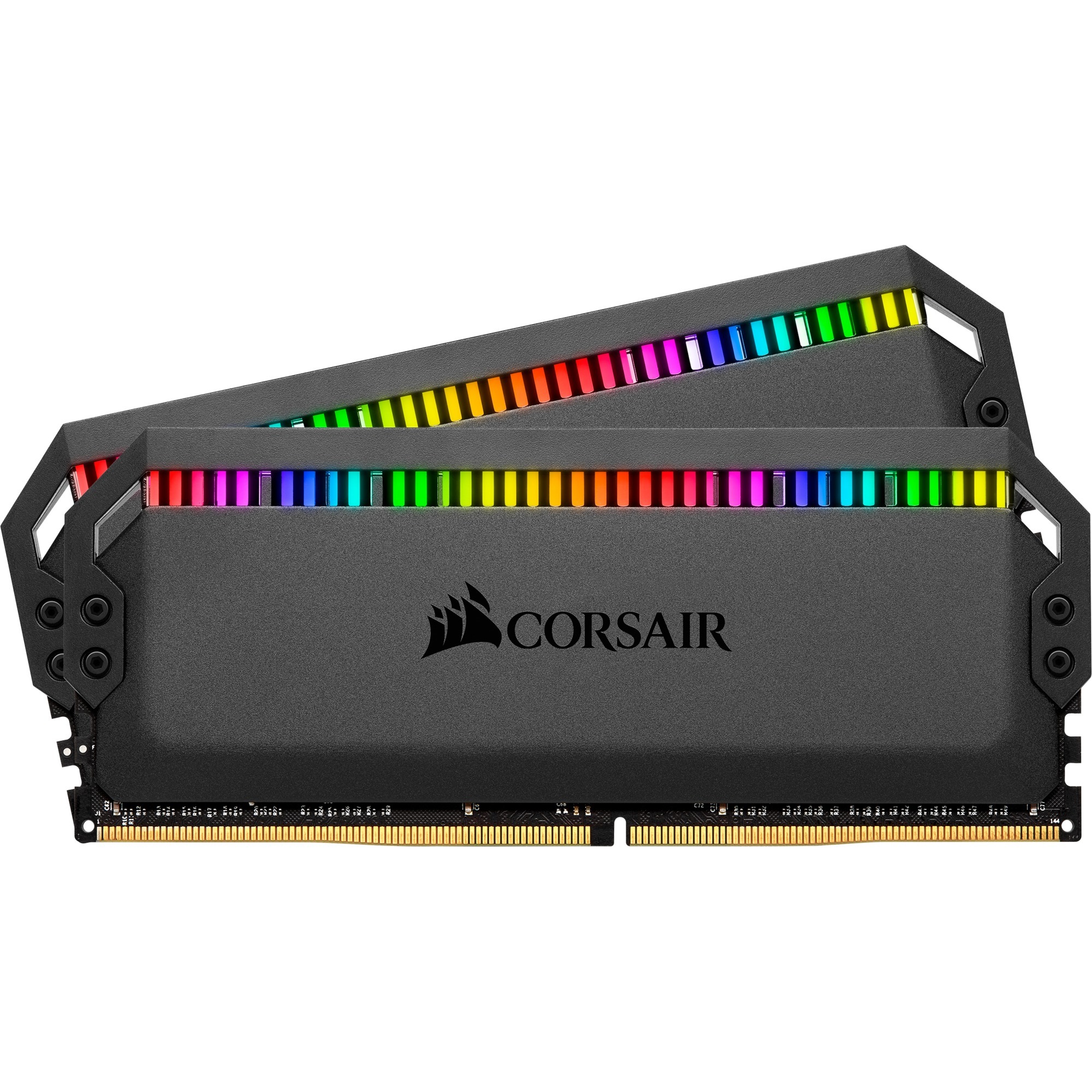 Corsair Dominator Platinum RGB 16GB (2x8GB) DDR4 3200MHz C16 Enthusiast RGB LED-Beleuchtung Arbeitsspeicher, schwarz