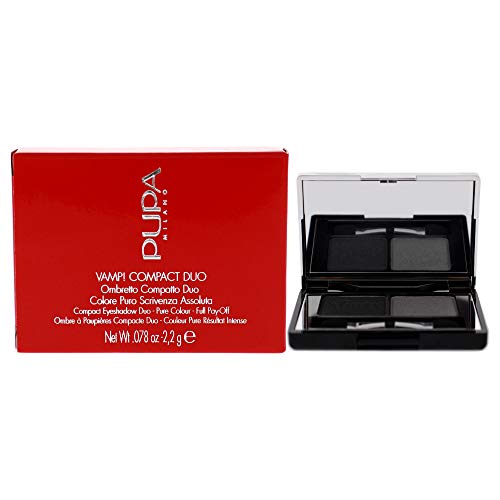 PUPA/Milano Vamp! Compact Duo Eyeshadow 009 Silver Stone, 4,8 g