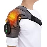 Elektrisches Schulterheizkissen Massagegerät Massage Beheizte Wickel für linke rechte Schulter Beheizte Schulterwickel Kabellos