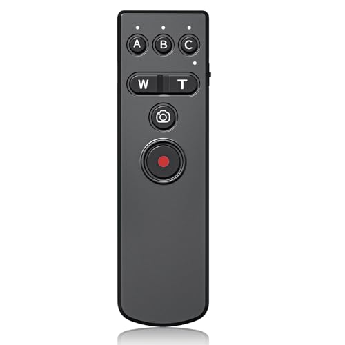 Aodelan Wireless Camera Remote Control,4 in 1 Shutter Release for Canon Sony Nikon Cameras and Smartphones, AF Focus,Video Recording Compatible with Canon EOS R, EOS RP, EOS R5, EOS R6