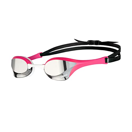 ARENA Unisex - Erwachsene Cobra Ultra Swipe Mr (Silver-Pink) Swim Goggles, Mehrfarbig, 1