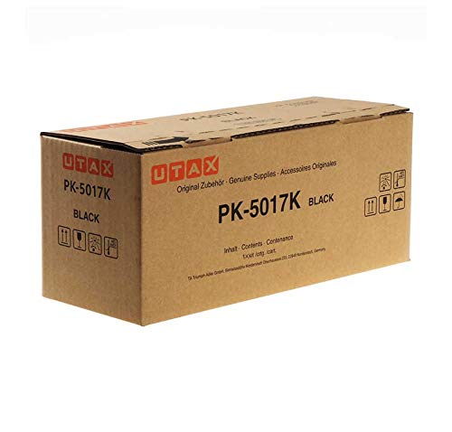 Original Utax 1T02TV0UT0 / PK-5017 K, Premium Drucker-Kartusche, Schwarz, 8000 Seiten