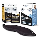The Eye Doctor Essential Behandlungspaket – Wiederverwendbare Hot Cold Augenkompresse & 80x Einweg-Lidtücher für trockene Augen, Blepharitis & MGD – Mikrowellengeeignete Maske…