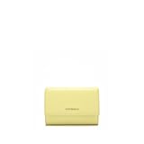 Coccinelle Metallic Soft Wallet Grainy Leather Lime Wash