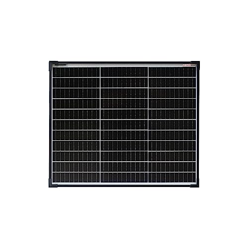 enjoysolar® Monokristallin Solarmodul Mono Solarpanel mit neuartiger 182mm Zellentechnologie 10BB (50W)