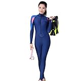 HUOFEIKE 1mm Neopren-Neoprenanzug für Damen, Einteiliger Surf-Tauchanzug für Männer Schwimmen/Triathlon-Tauchen/für alle Wasserprojekte,Woman,S