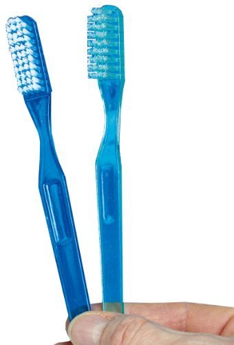 Disposable Toothbrushes, With Paste, Individually Wrapped, Box of 100 by Mediware