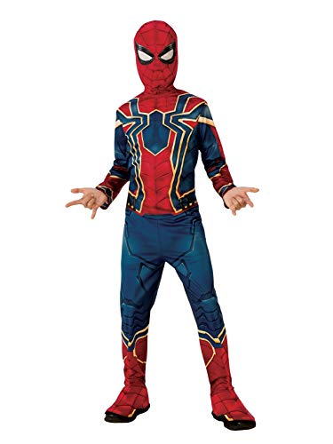 Rubie's Offizielles Avengers Iron Spider, Spiderman, klassisches Kinderkostüm, Größe L, Alter 8-10, Höhe 147 cm