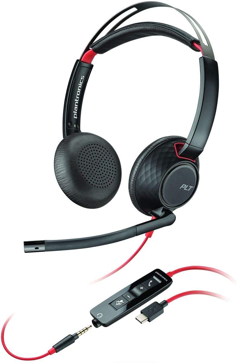Poly - Plantronics Blackwire C5220 USB-C - 5200 Series - Headset - On-Ear - kabelgebunden - 3,5 mm Stecker, USB-C (207586-201)
