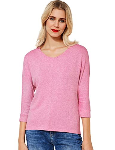 Street One Damen A318641 T-Shirt, pink Crush Melange, 38