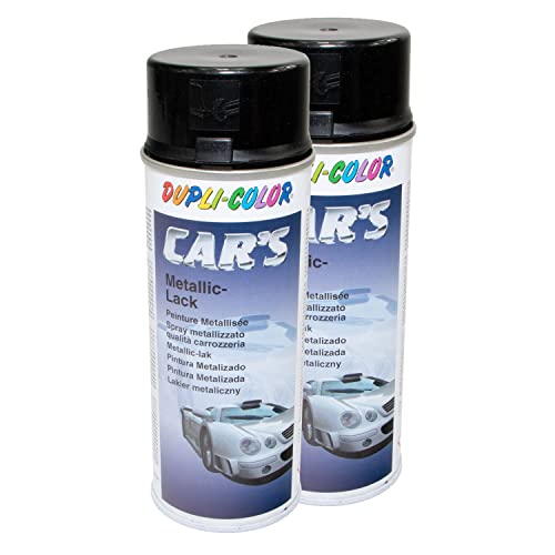 Lackspray Spraydose Sprühlack Cars Dupli Color 706875 schwarz metallic 2 X 400 ml