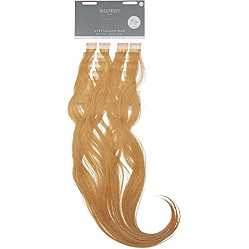 Balmain Tape Extensions Length Human Hair 20 Stück 55 Cm Länge Farbe Very Light Deep Gold Blonde #9g