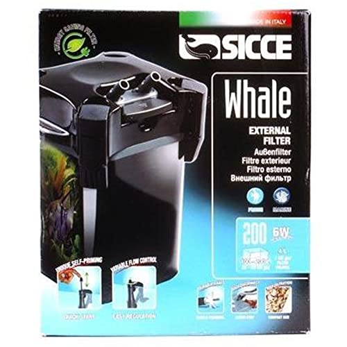 Sicce 956823 Aquarien Außenfilter Whale 200 mit Zubehör