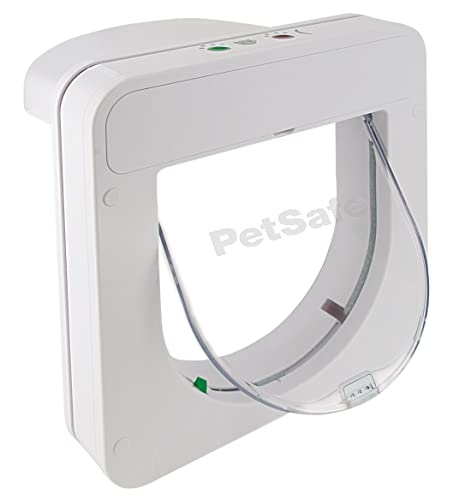 PetSafe Petport Smart Flap Mikrochip Katzenklappe, Teleskoprahmen, Tunnel, einfache Installation, 23,20 x 23,20 cm