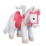 Baby Annabell Little Sweet Pony, Spielpferd Pony mit Sound-Effekten inklusive Sattel mit Puppenhalterung, 36 cm groß, 705933 Zapf Creation