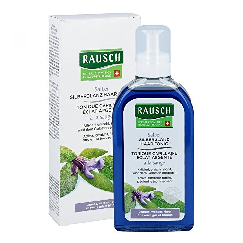 Rausch Salbei Silberglanz Haar-Tonic (reguliert den Feuchtigkeitshaushalt, erfrischt und wirkt dem Gelbstich entgegen), 1er Pack (1 x 200 ml)