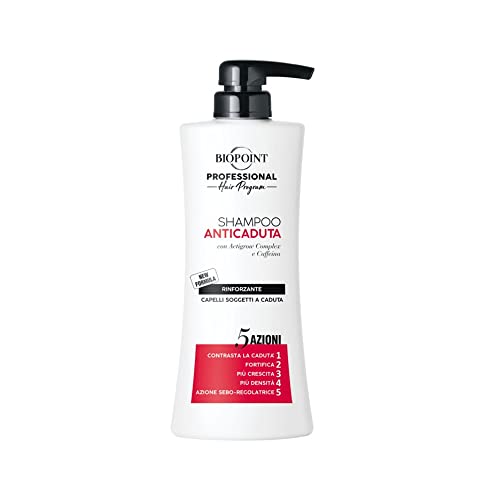 Biopoint U-R Professional Anti-Haarausfall-Shampoo, 400 ml, C-Pumpe, 3-teiliges Set