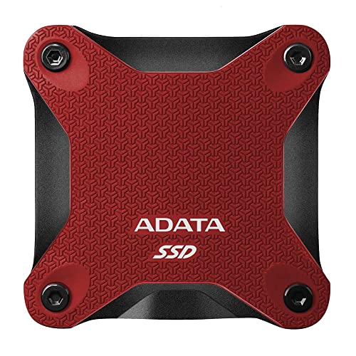 ADATA SD600Q 480GB Externe Solid State Drive Festplatte, rot