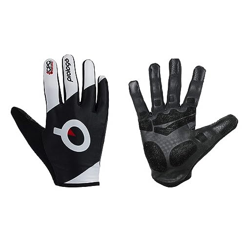 Prologo Langfingerhandschuhe CPC Logo Untergrund Größe XL, Long Fingers, GLOVELFBW05-XL Handschuhe, weiß-Schwarz