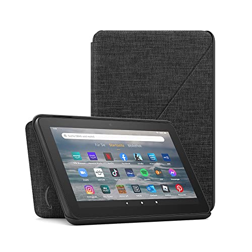 Stoffhülle von Amazon für das Fire 7-Tablet (nur kompatibel mit Tablets der 12. Generation, 2022), schwarz