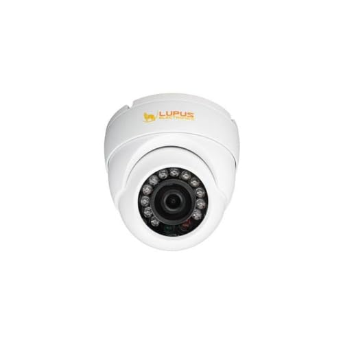 Lupus Electronics 13300 GEODOME - LE 337HD wetterfeste Domekamera mit 720p Auflösung und 20 Meter Nachtsicht, Weiß
