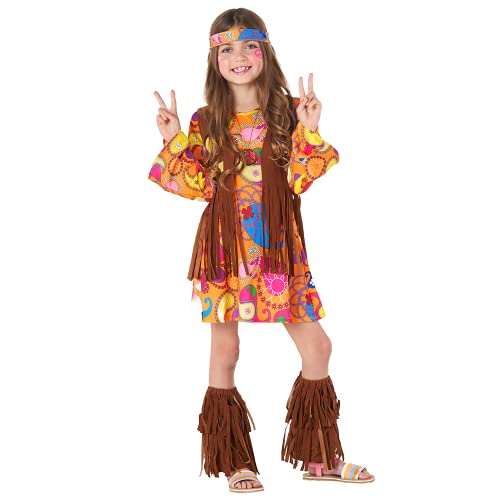 Morph Hippie Kostüm Mädchen Kleid, Halloween Kostüm Mädchen, Größe XL