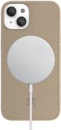 Woodcessories - Magnetische Handyhülle kompatibel mit iPhone 14 Plus Hülle mit Magnet beige - Plastikfrei, nachhaltig