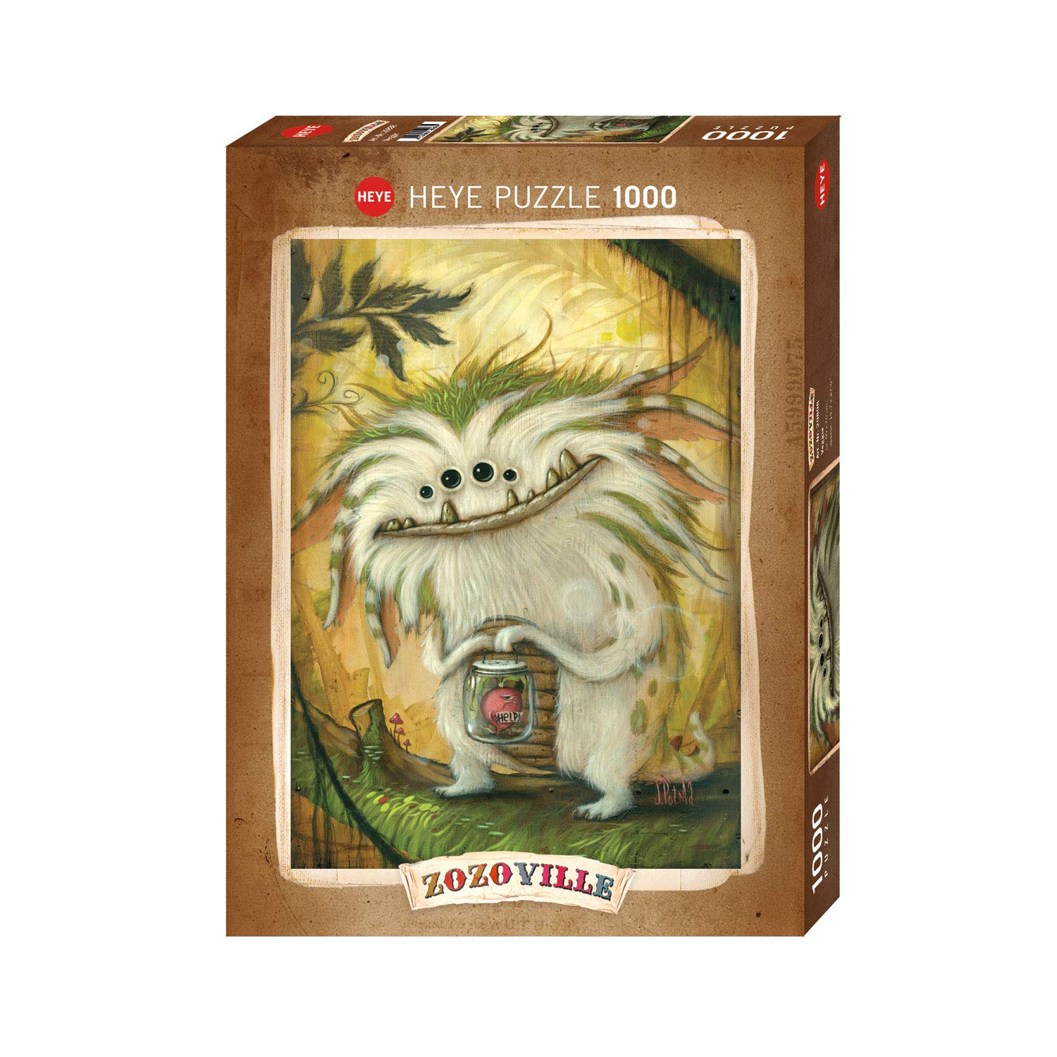 Heye HY29898 Veggie Zozoville 1000 Teile Puzzle, White