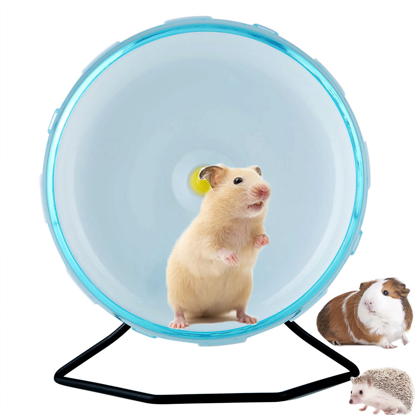 iFCOW Laufrad für Hamster, 21 cm Haustier Maus Mäuse Rennmaus Ratten Silent Running Spinner Übungsrad Spielzeug