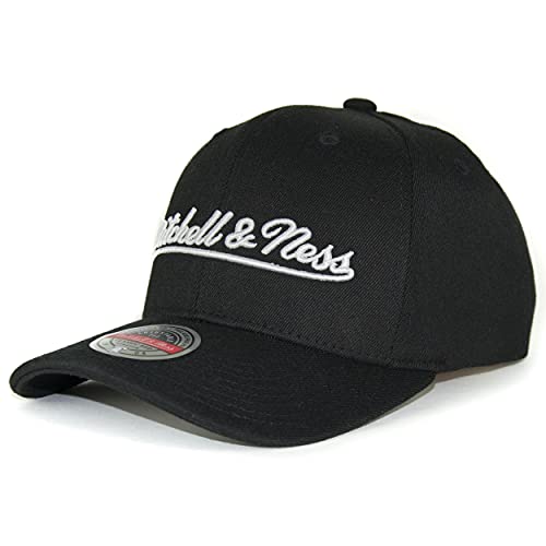 Mitchell & Ness Snapback Classic Red Script Logo OB, Black/White