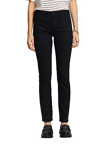 ESPRIT Mid-Rise-Stretchjeans in schmaler Passform