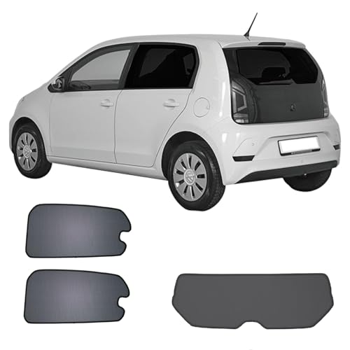 Sonnenschutz Sonniboy kompatibel mit VW UP + Seat MII + Skoda Citigo FLH, Typ AA, 5-Door, 2011- + Tasche