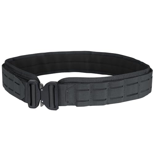Condor Outdoor LCS Cobra Gun Belt - Lasercut MOLLE Belt Black (121175-002)