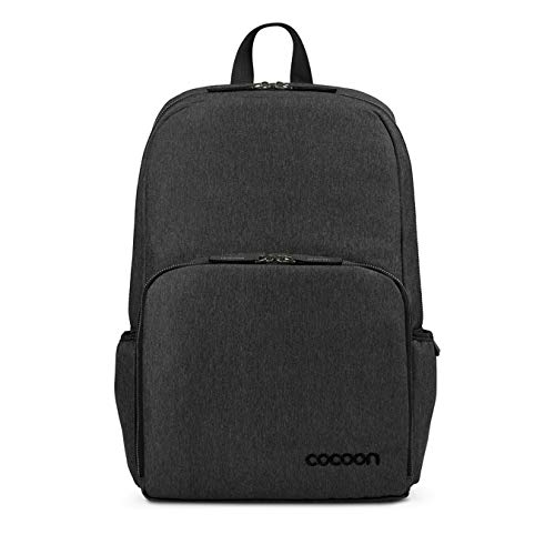 Cocoon RECESS - 15" MacBook Pro Backpack & Organizer mit elastischen Bänder / Business-Rucksack mit iPad-Fach / Leicht & Gepolstert / Daypack für Laptops / Wasserabweisend - Schwarz / 29,2x17,8x43,7cm