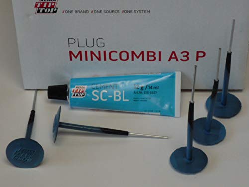 Rema Tip Top Minicombi Notfall-Set 5x A3 + BL Special Cement 12g, Reifenreparatur 511118