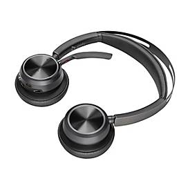 Poly Voyager Focus 2 - Headset - On-Ear - Bluetooth - kabellos, kabelgebunden - aktive Rauschunterdrückung