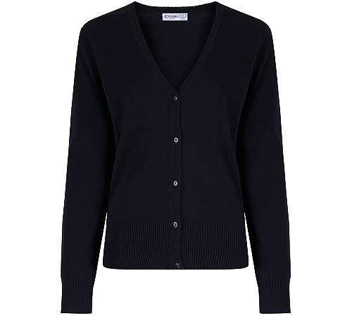 Trutex Mädchen Strickjacke, Blau (Navy), 170 (Herstellergröße: Large)